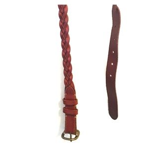 Vintage rugby Ralph Lauren braided leather belt
